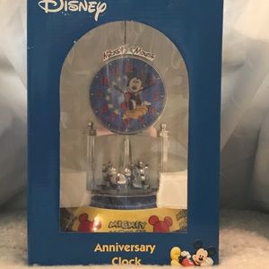 *NIB*⏰Disney Mickey Mouse Anniversary Clock!!!⏰